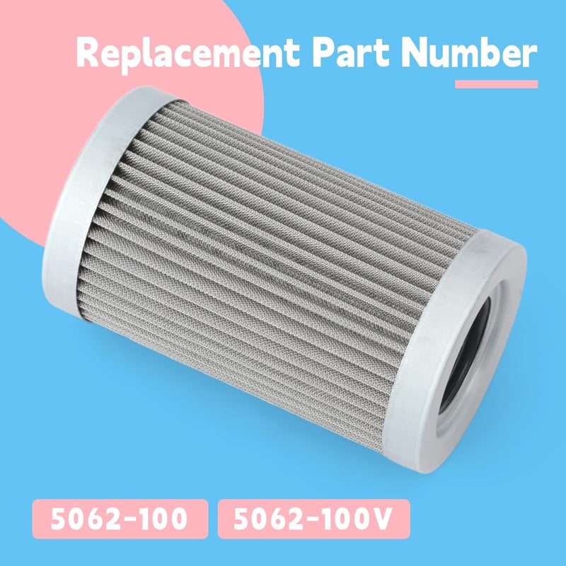 GLOXTED 100 Micron Wire Mesh Filter Compatible with Lenz DH-750 DH-1000 Medium Pressure in Line Filters Part Replace 5062-100 5062-100V - Image 4